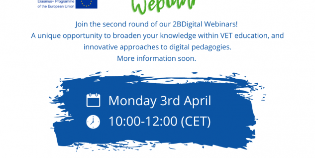 Banner that shows the date of the event: monday 3rd of april from 10:00 until 12:00 CET