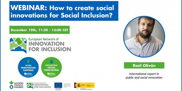 Webinar: How to create social innovations for Social Inclusion?